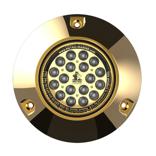 Metro Marine High-Output Submersible Underwater Light w/Intelligent Monochromatic LED's - Green, 90? Beam
