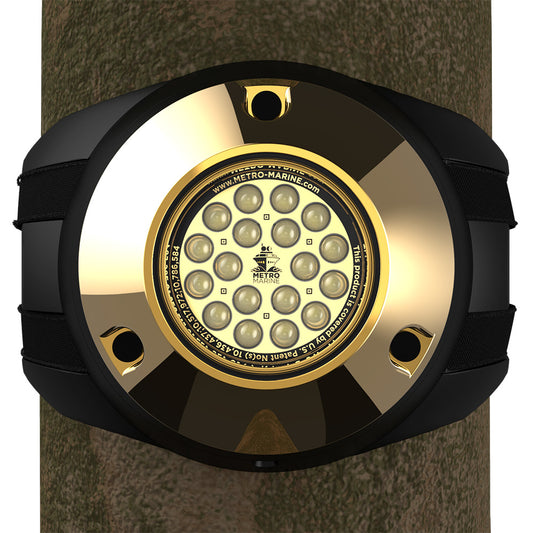 Metro Marine High-Output Piling Mount Underwater Light w/Intelligent Monochromatic LED's - White, 45? Beam
