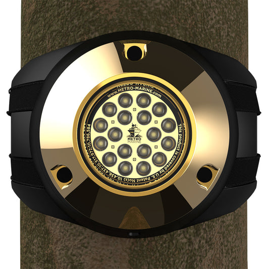 Metro Marine High-Output Piling Mount Underwater Light w/Intelligent Monochromatic LED's - White, 90? Beam