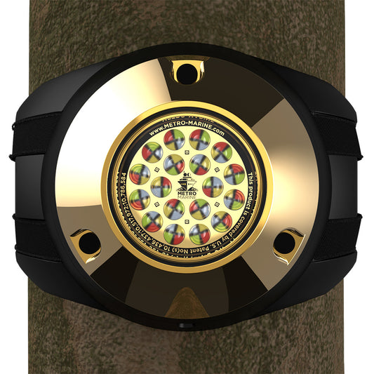 Metro Marine High-Output Piling Mount Underwater Light w/Intelligent Full Spectrum LED's - RGBW, 45? Beam