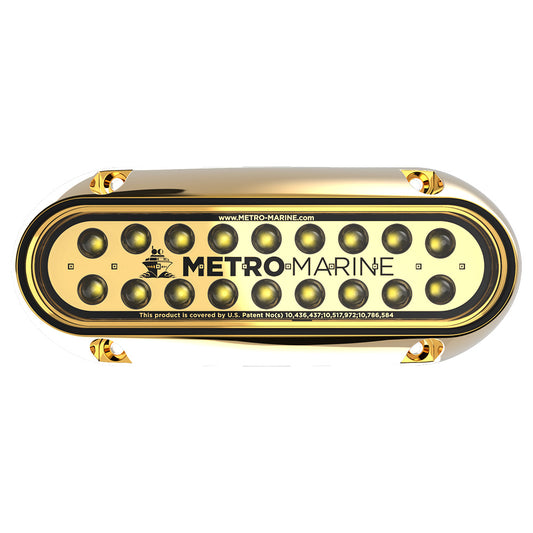 Metro Marine High-Output Elongated Underwater Light w/Intelligent Monochromatic LED's - White, 45? Beam