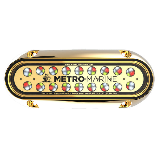 Metro Marine High-Output Elongated Underwater Light w/Intelligent Full Spectrum LED's - RGBW, 45? Beam