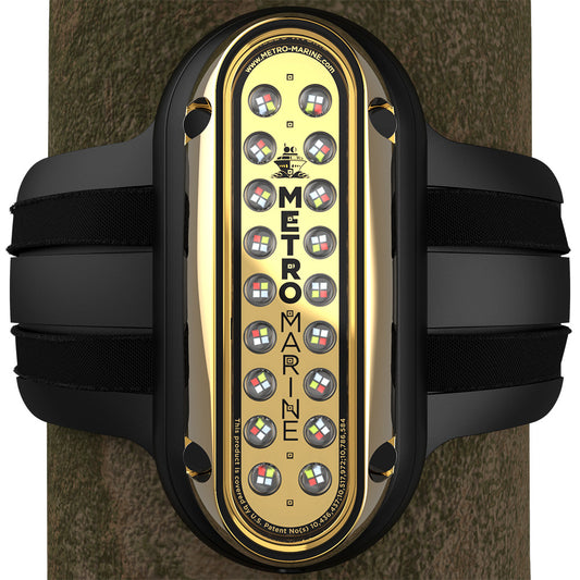 Metro Marine High-Output Vertical Piling Mount Light w/Intelligent Full Spectrum LED's - RGBW, 90? Beam