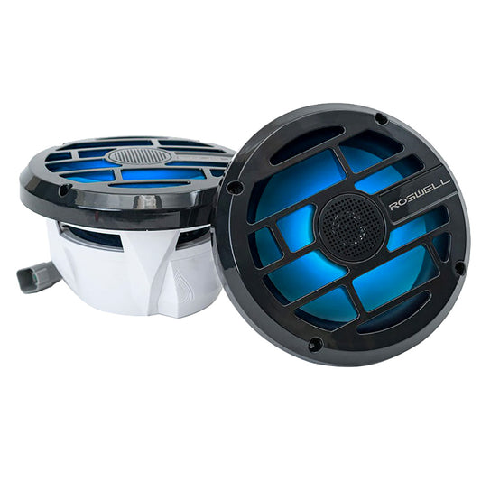 Roswell R Series 7.7 Marine Speakers - Anthracite Grille - 80W RMS & 160W Peak Power