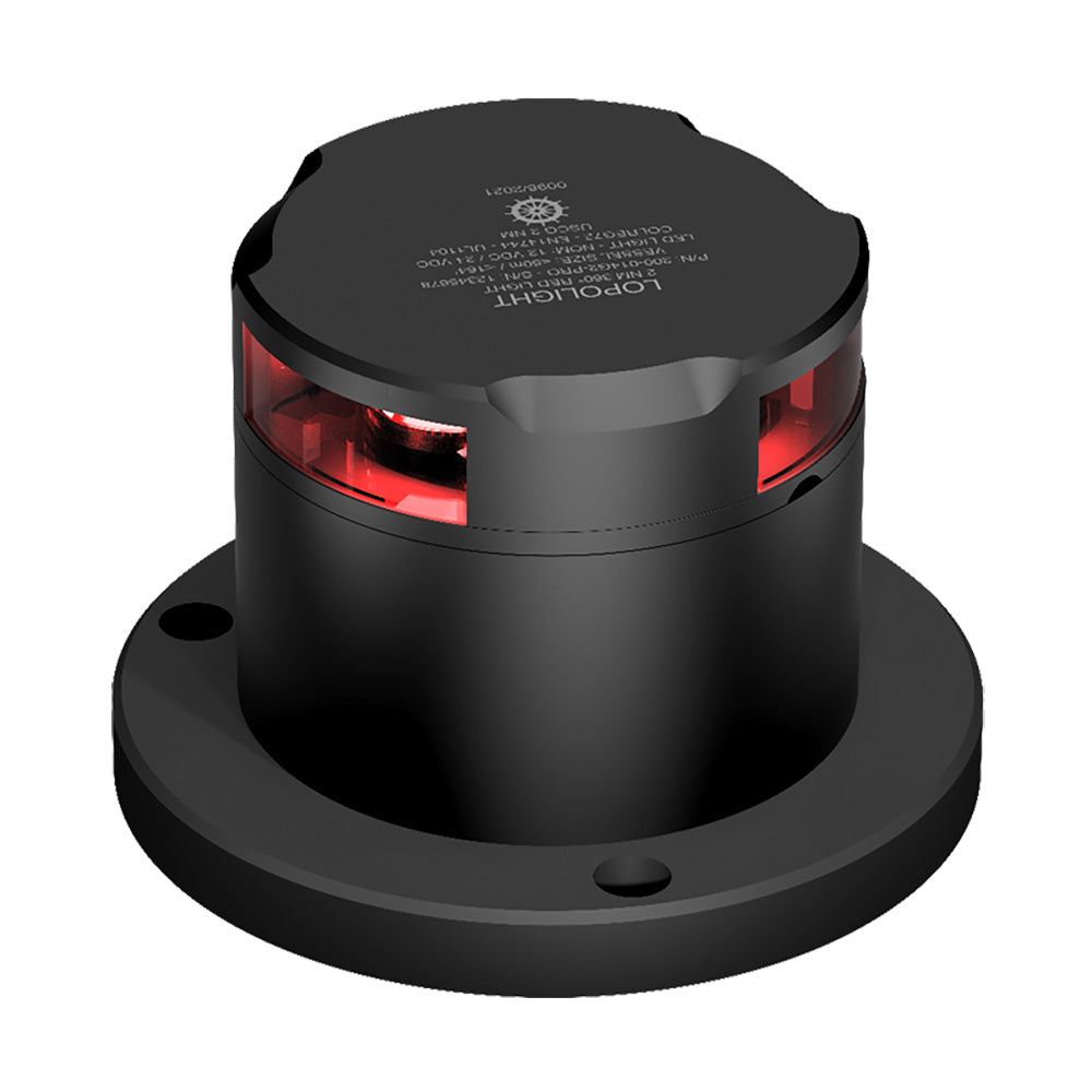 Lopolight 3nm 360? Red Ice-Class Black Anodized Light