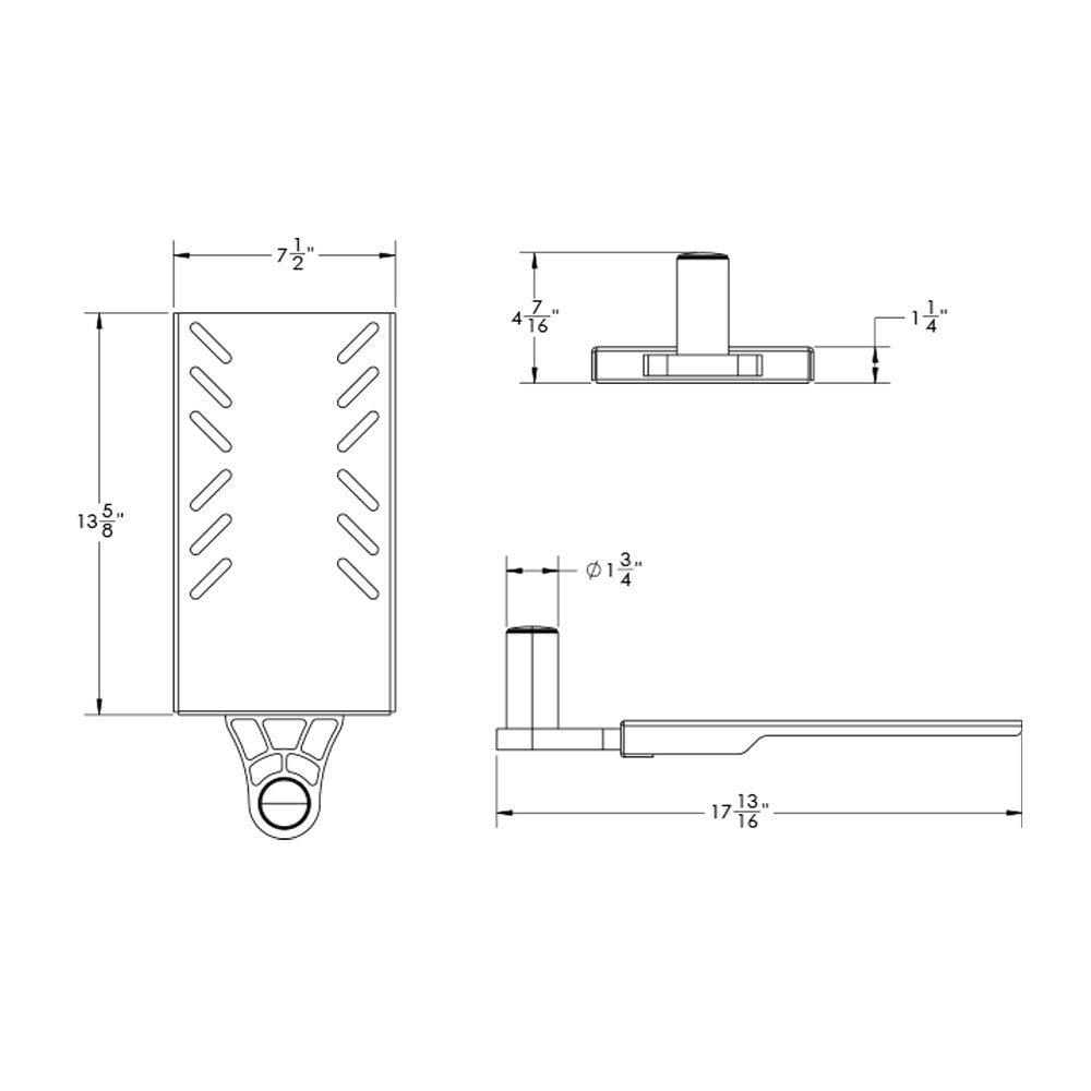 TACO ShadeFin Mini Swivel Seat Mount [T10-4000-13]