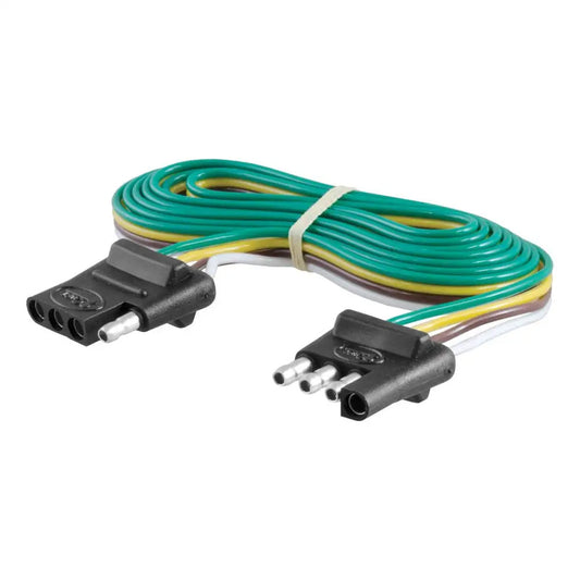 CURT 4-Way Flat Connector Plug & Socket w/72* Wires