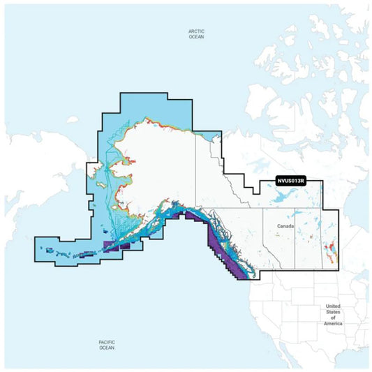 Garmin Navionics Vision+* NVUS013R Canada, West & Alaska