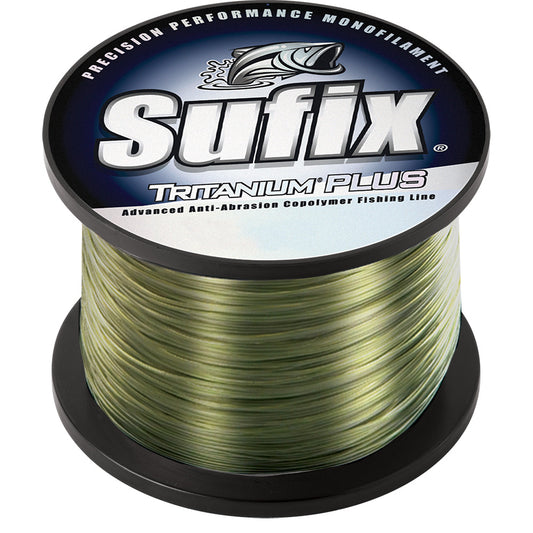 Sufix Tritanum Plus* - 12lb - Dark Green - 1200 yds