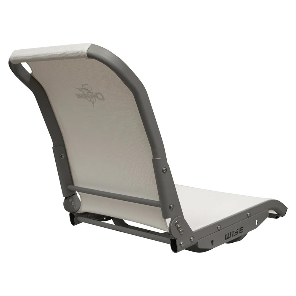 Wise 3374 Aero X* Cool-Ride Mesh Mid-Back Boat Seat - White
