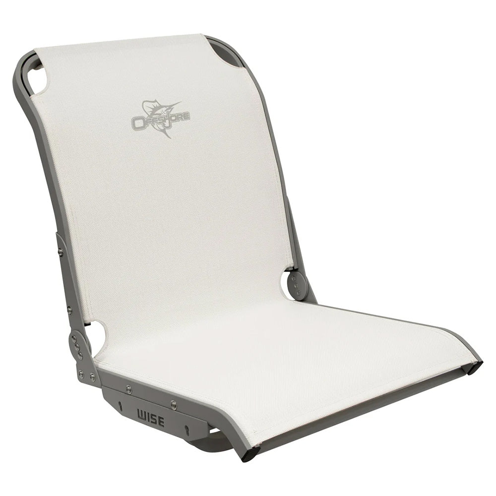 Wise 3374 Aero X* Cool-Ride Mesh Mid-Back Boat Seat - White