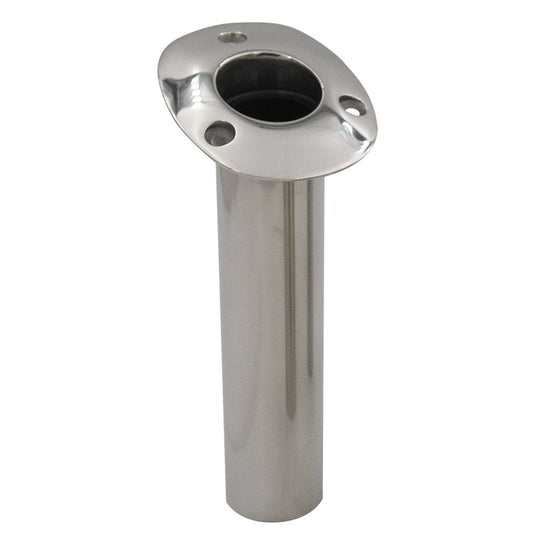 C.E. Smith Flush Mount Rod Holder - 15 Degree - Black Liner - No Logo