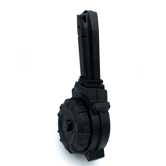ProMag Springfield XDM .40 SW 50 Rnd Drum Black Polymer Mag