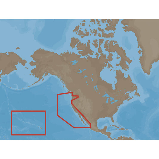 C-MAP MAX NA-M024 - U.S. West Coast & Hawaii - SD Card
