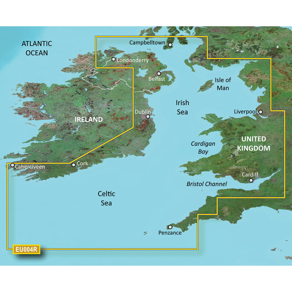 Garmin BlueChart? g3 Vision? HD - VEU004R - Irish Sea - microSD*/SD*