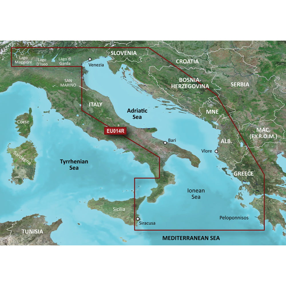 Garmin BlueChart? g3 Vision? HD - VEU014R - Italy, Adriatic Sea - microSD*/SD*