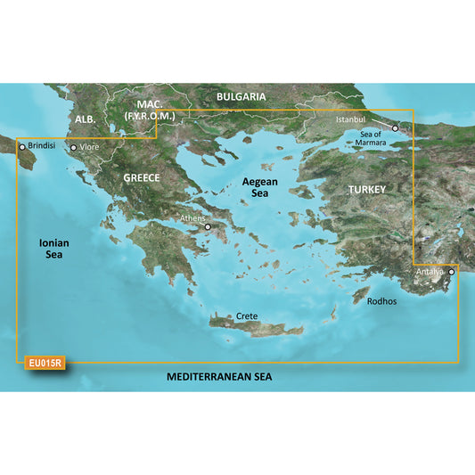 Garmin BlueChart? g3 Vision? HD - VEU015R - Aegean Sea & Sea of Marmara - microSD*/SD*