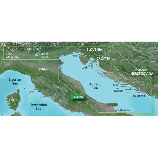 Garmin BlueChart? g3 Vision? HD - VEU452S - Adriatic Sea, North Coast - microSD*/SD*