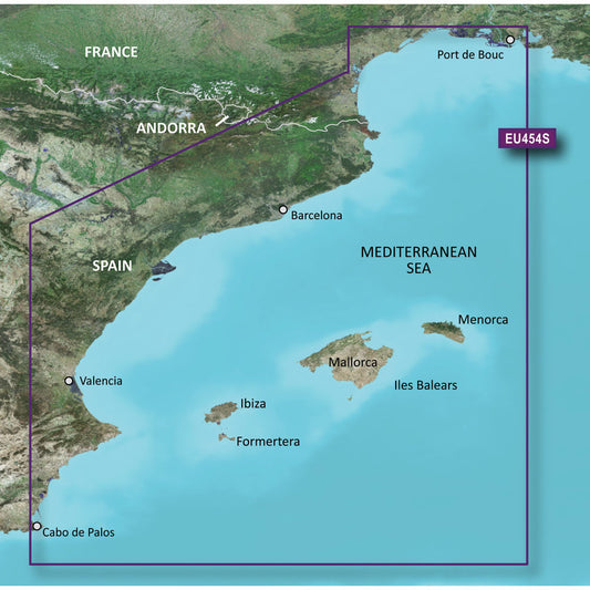 Garmin BlueChart? g3 Vision? HD - VEU454S - Barcelona & Valencia - microSD*/SD*