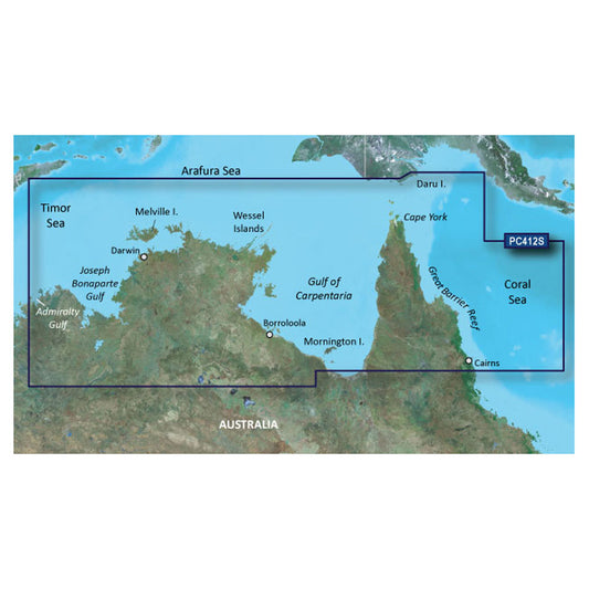 Garmin BlueChart? g3 Vision? HD - VPC412S - Admiralty G. WA - Cairns - microSD*/SD*