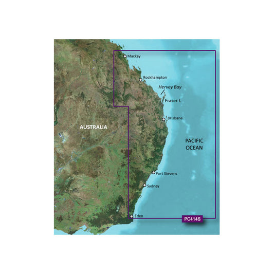 Garmin BlueChart? g3 Vision? HD - VPC414S - Mackay to Twofold Bay - microSD*/SD*