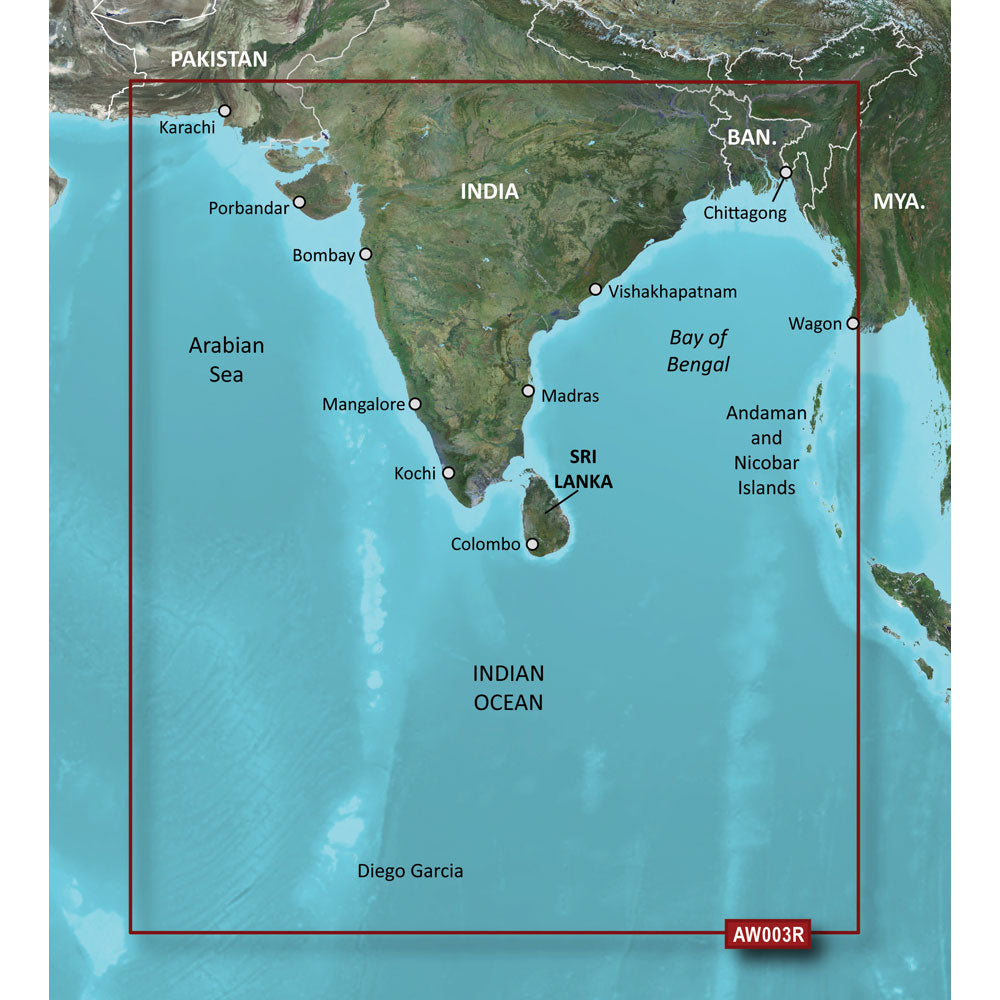 Garmin BlueChart? g3 Vision? HD - VAW003R - Indian Subcontinent - microSD*/SD*