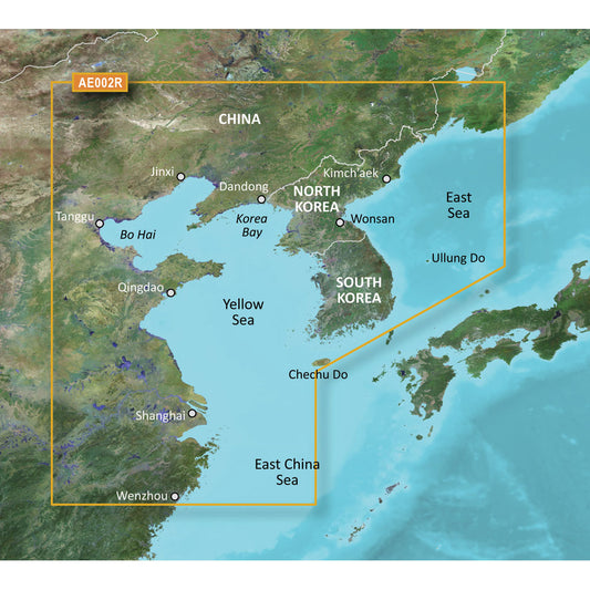 Garmin BlueChart? g3 Vision? HD - VAE002R - Yellow Sea - microSD*/SD*