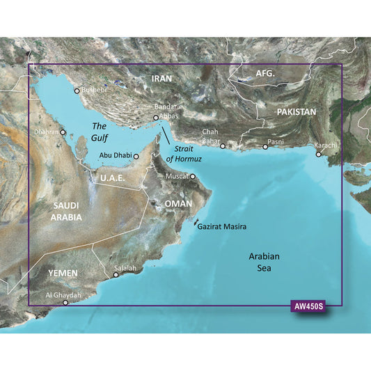 Garmin BlueChart? g3 Vision? HD - VAW450S - The Gulf - microSD*/SD*