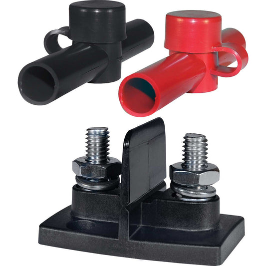 Blue Sea PowerPost Dual 1 x 5/16" and 1 x 3/8" Studs With Insulators