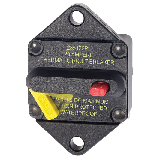 Blue Sea 285-Series 120 Amp Circuit Breaker Panel Mount