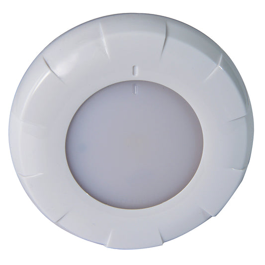 Lumitec Aurora Dome Light White/Blue LED Light White Finish 12/24v