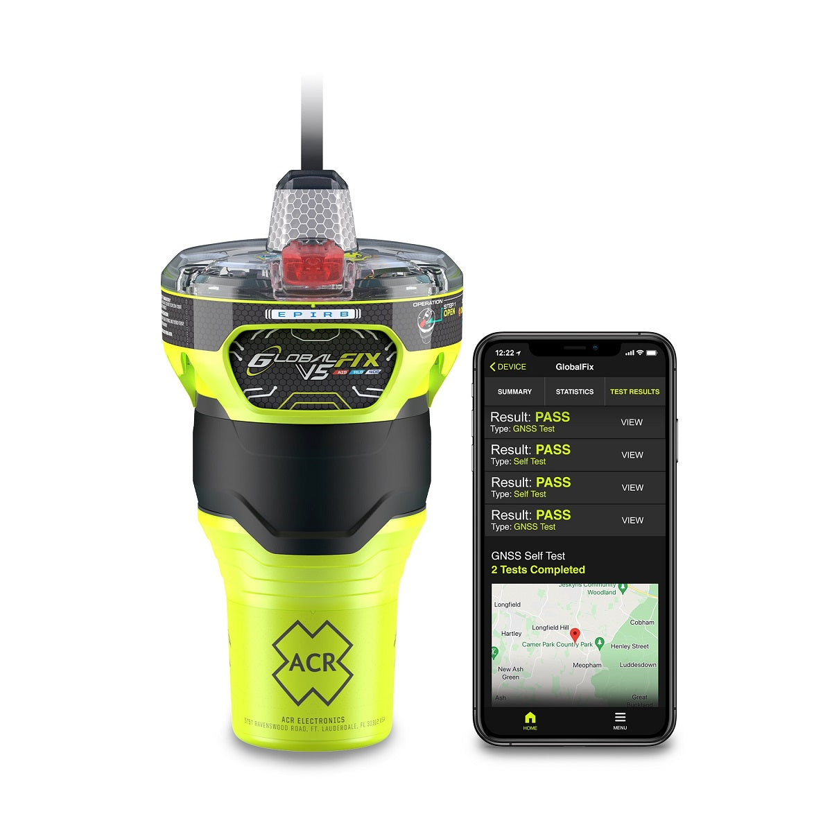ACR GlobalFix V5 Cat 1 GPS AIS EPIRB w/Return Link Service  Mobile App [2851]