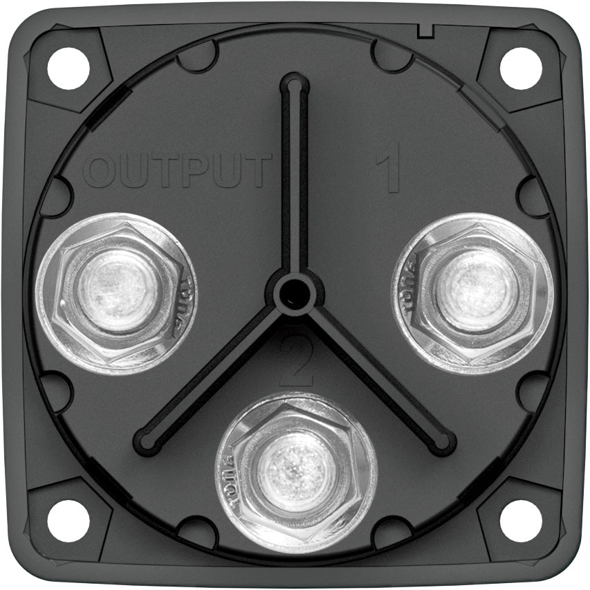 Blue Sea M-Series Battery Switch On/Off/On/Both with Knob Black