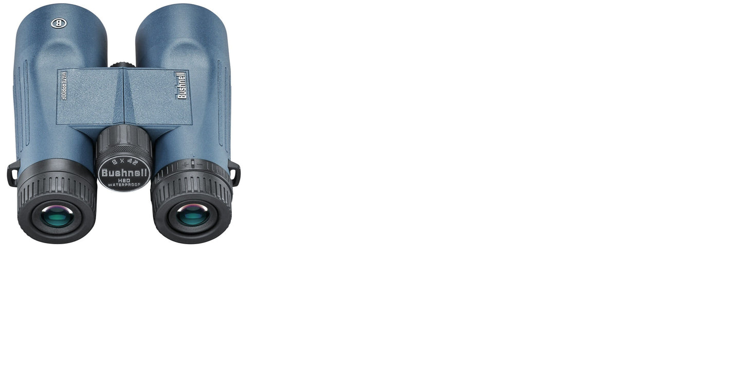 Bushnell 8x42mm H2O Binocular - Dark Blue Roof WP/FP Twist Up Eyecups [158042R]