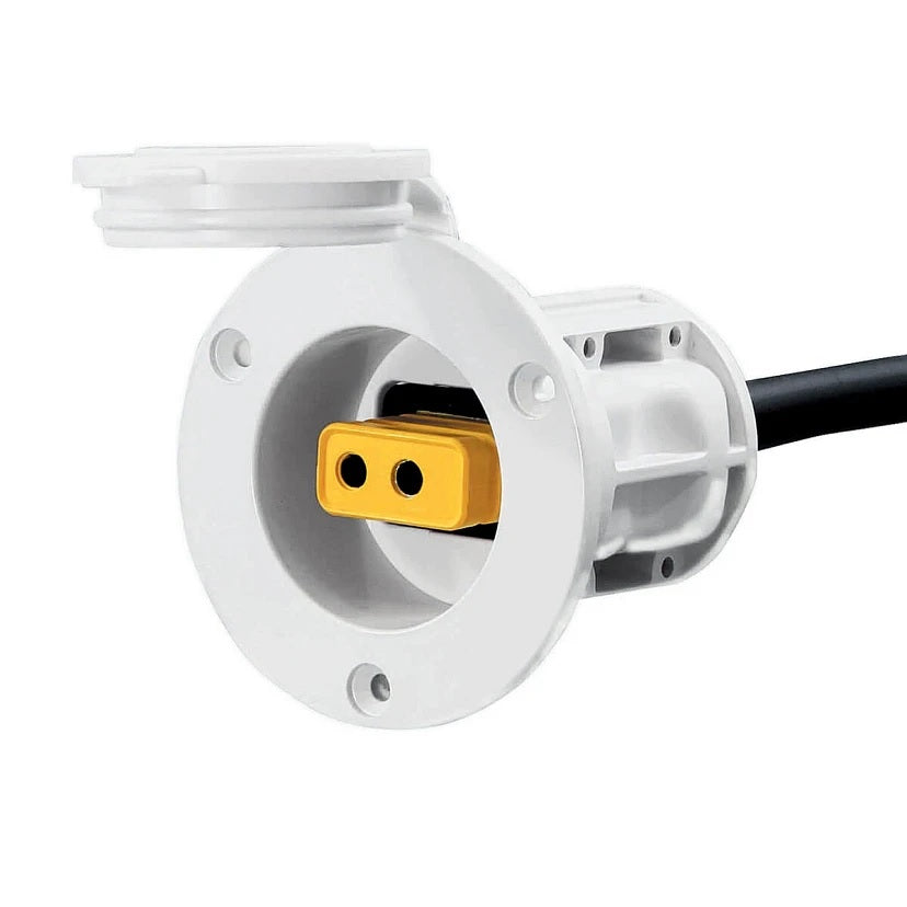 Cannon Flush Mount Power Port - White [1903013]