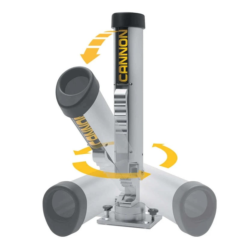 Cannon Adjustable Dual Axis Rod Holder - Track System [1907002]