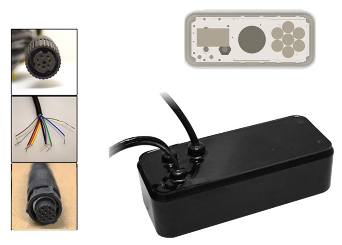 Furuno 165T/275LHW-12P Pocket Mount Combo Transducer f/DFF3D  TZT3 Displays [165T/275LHW-12P]