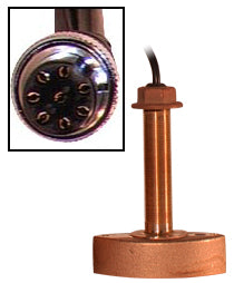 Furuno Bronze Thru-Hull Transducer w/Temp, 600W (8-Pin) [525T-BSC]