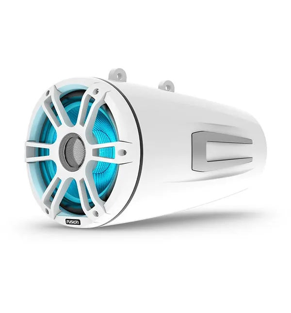 Fusion SG-FLT883SPW 8.8" Tower Speaker White 3i With CRGBW Lighting