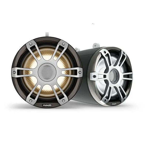 Fusion SG-FLT883SPB 8.8" Tower Speaker Black 3i With CRGBW Lighting