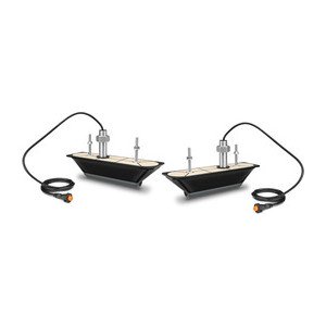 Garmin GT30-THP SS Thru-Hull Pair DownVu/SideVu Scanning Transducer w/Temp f/Hull Deadrises 5-25 [010-01961-11]