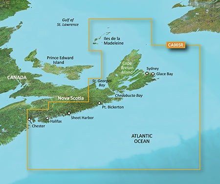 Garmin BlueChart g3 Vision HD - VCA005R - Halifax - Cape Breton - microSD/SD [010-C0691-00]