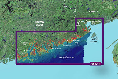 Garmin BlueChart g3 Vision HD - VUS001R - North Maine - microSD/SD [010-C0702-00]