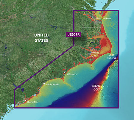 Garmin BlueChart g3 Vision HD - VUS007R - Norfolk - Charleston - microSD/SD [010-C0708-00]