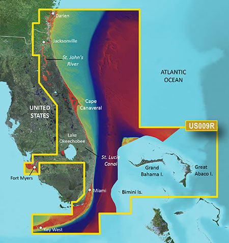 Garmin BlueChart g3 Vision HD - VUS009R - Jacksonville - Key West - microSD/SD [010-C0710-00]