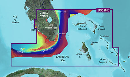 Garmin BlueChart g3 Vision HD - VUS010R - Southeast Florida - microSD/SD [010-C0711-00]