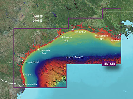 Garmin BlueChart g3 Vision HD - VUS014R - Morgan City to Brownsville - microSD/SD [010-C0715-00]