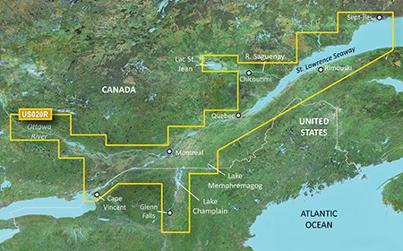 Garmin BlueChart g3 Vision HD - VUS020R - St. Lawrence Seaway - microSD/SD [010-C0721-00]