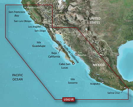 Garmin BlueChart g3 Vision HD - VUS021R - California-Mexico - microSD/SD [010-C0722-00]
