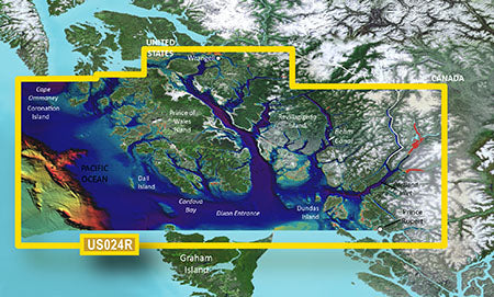 Garmin BlueChart g3 Vision HD - VUS024R - Wrangell - Dixon Entrance - microSD/SD [010-C0725-00]